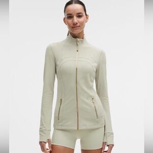lululemon Fog Green/Gold Define Jacket